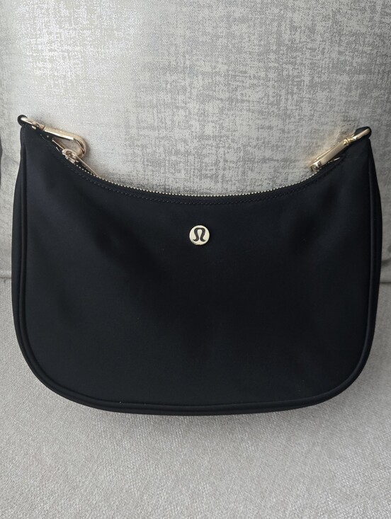 lululemon athletica Handbags - City Essentials Small Shoulder Bag 3L Black/Gold Hardware